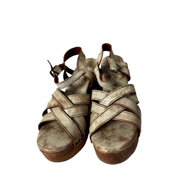 Bed Stu Womens Paulina platform wooden heels Nectar Lux Shoes size 11 - Picture 2 of 7